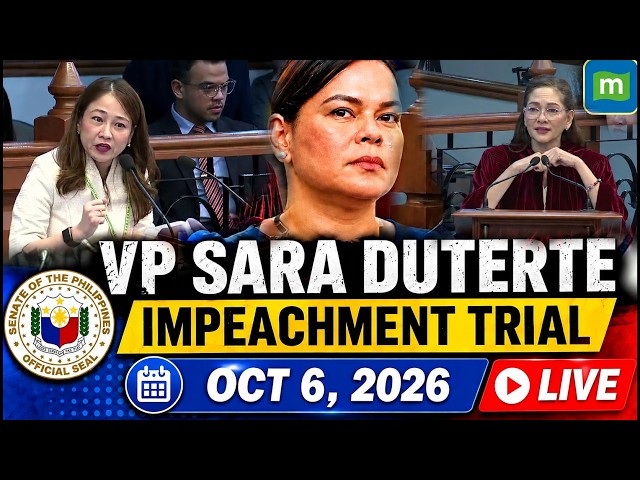 🔴Sara Duterte Impeachment Trial LIVE: AMLC Witness Faces Cross-Examination on Day 34 | Philippines