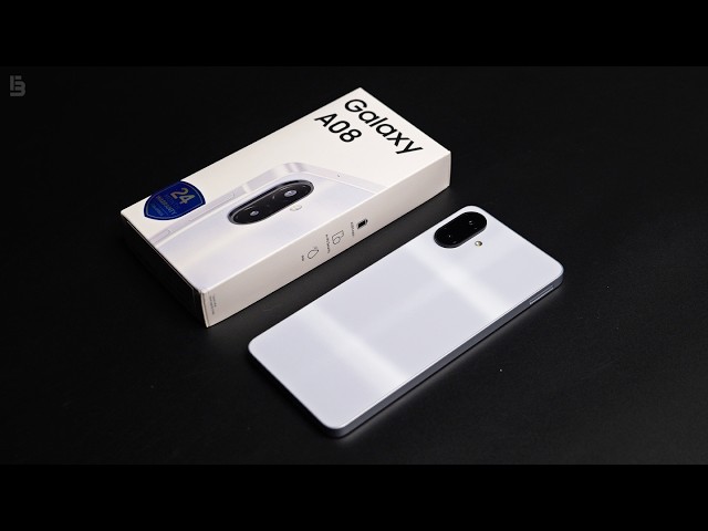Samsung Galaxy A08 Unboxing and Setup: ASMR