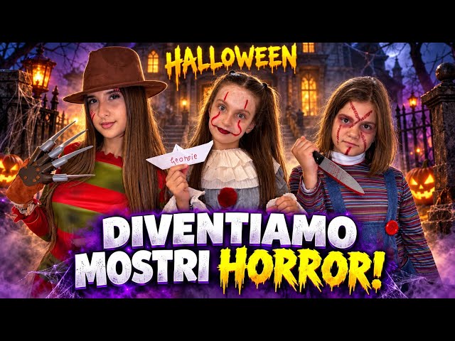 Diventiamo i PERSONAGGI più SPAVENTOSI dei FILM HORROR per HALLOWEEN 😱🔥