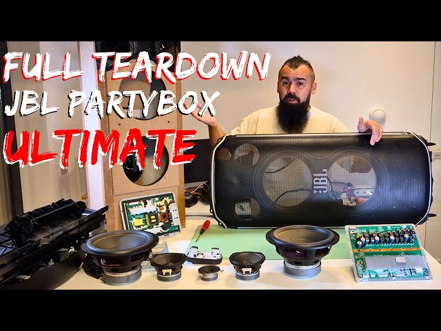 What's Inside JBL Partybox ULTIMATE (full teardown)