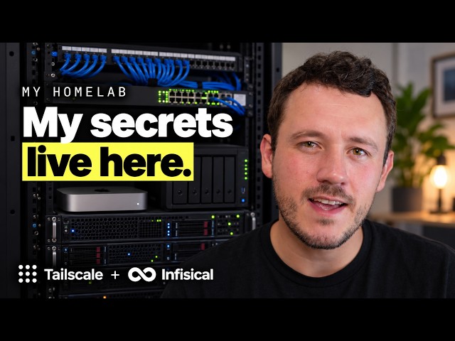 My Homelab Has No .env Files. Self-Hosted Secrets With Tailscale + Infisical