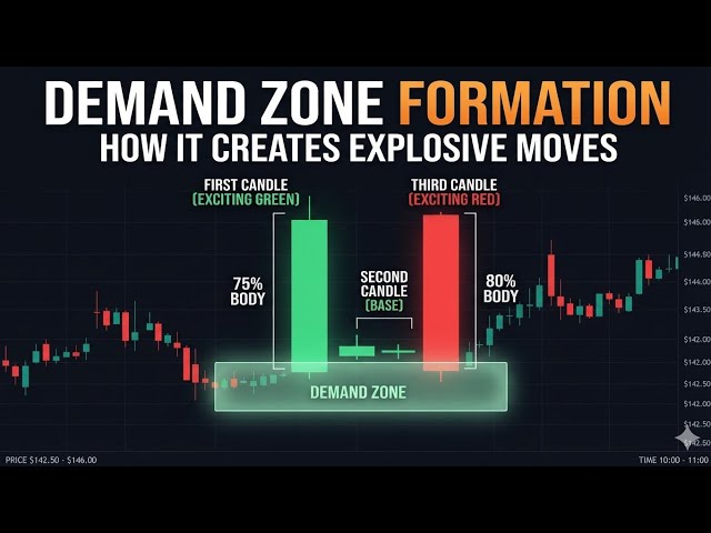 1st condition of forming the demand zone ? 🤑 📈