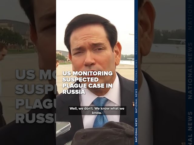 US closely monitoring suspected plague case after Russian lab worker's death, Rubio says