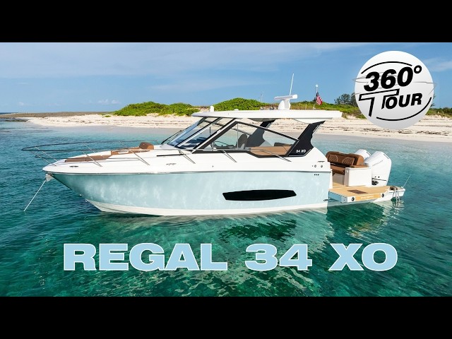 All-New Regal 34 XO Revealed | 360° Virtual Boat Tour