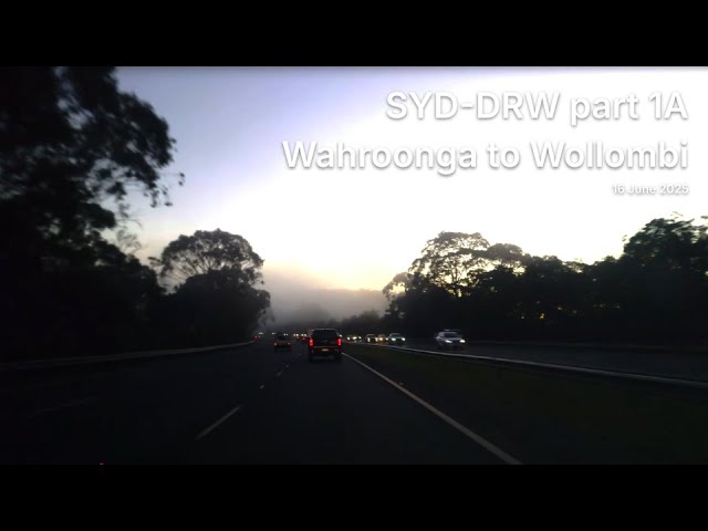 1A: Wahroonga to Wollombi (SYD-DRW dashcam hyperlapse)