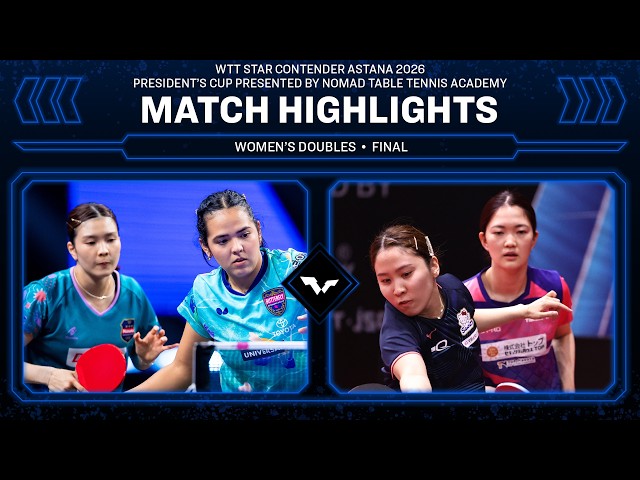 Hashimoto/Diaz vs Hirano/Kihara | WD Final | #WTTAstana 2026