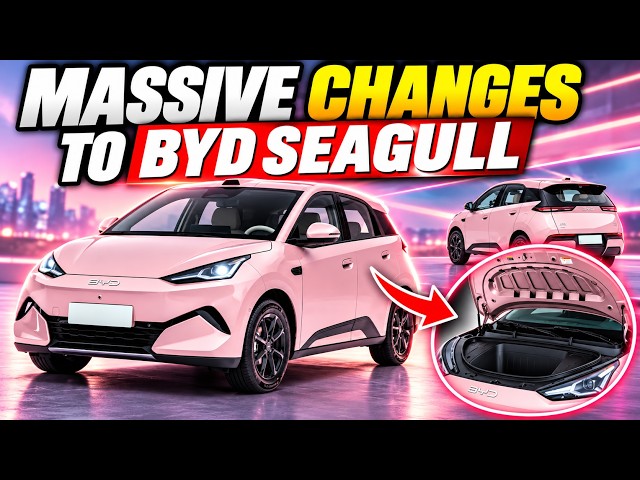 New BYD Seagull: Rear-Wheel Drive, 50% More Power and a Frunk — Here's the Price