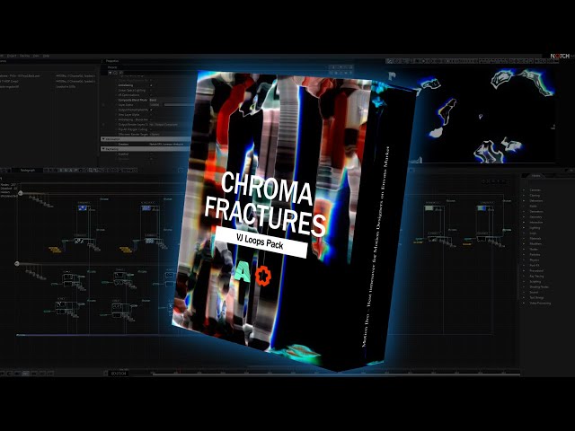 CHROMA FRACTURES • Downloadable VJ Loops Pack