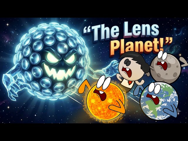 The Lens Planet! | #aumsum #kids #science