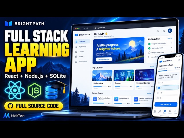 Full Stack React LMS Project | Node.js + SQLite + Source Code
