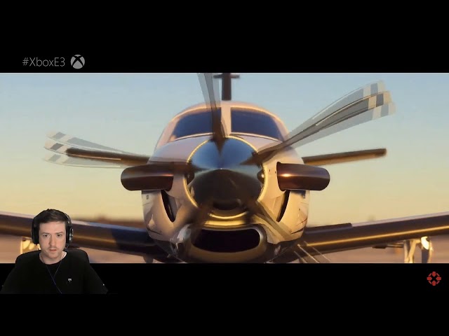 FLIGHT SIMULATOR REVEAL TRAILER E3 2019 REACTION
