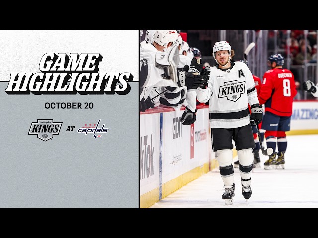 HIGHLIGHTS: LA Kings at Washington Capitals | 10.20.26 | NHL