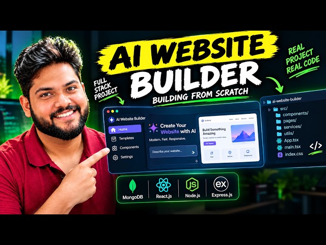 🔥 **In Day 3, we start building our AI Website Builder project from scratch.*