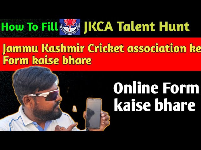 how to fill jkca talent hund registration form 2024-25 ll JKCA cricket trials 2024