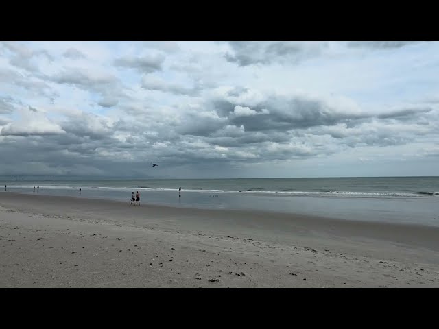High Wind Warming & Sharp Cold Front Plunges Temperature in Cocoa Beach, Florida 