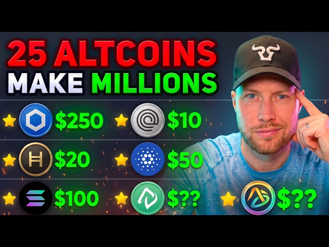 TOP 25 CRYPTO ALTCOINS FOR 2026 (BEST TO WORST)