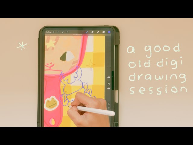 let's digitally doodle on procreate (with the new update!) ⭐️