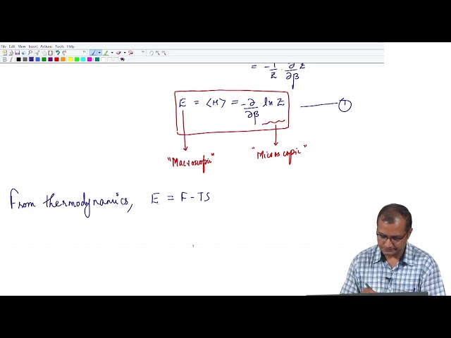 Lecture 20 - Canonical Ensemble | Edited Version