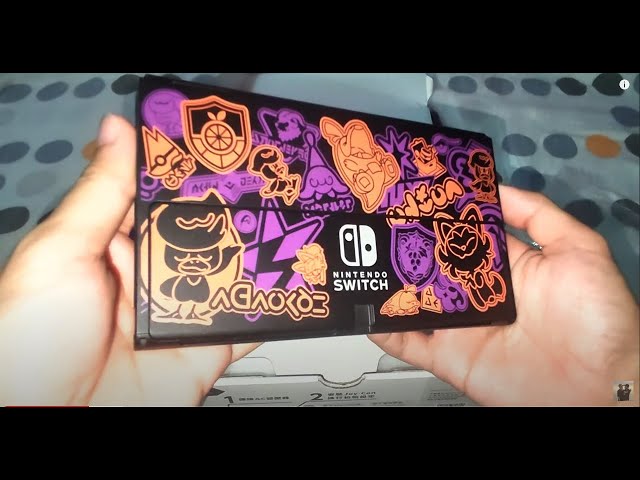 Unboxing Nintendo Switch Oled Pokemon  Scarlet and Violet Edition in 2023