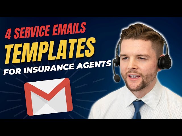 4 Service Email Templates (for insurance agents)