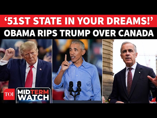 ‘CANADA IS NO ENEMY!’: Obama Torches Trump’s Trade War, Warns Over ‘51st State’ Annexation Threat