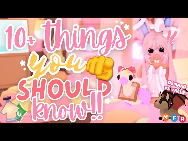 Things ALL Adopt Me Players SHOULD know!! Tips, Tricks & MORE!! Pt.1 | Adopt Me! 𝜗ৎ