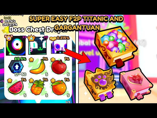 BEST F2P STRATEGY TO GET NEW TITANIC IN GARGANTUAN IN ARCADE UPDATE | PS99