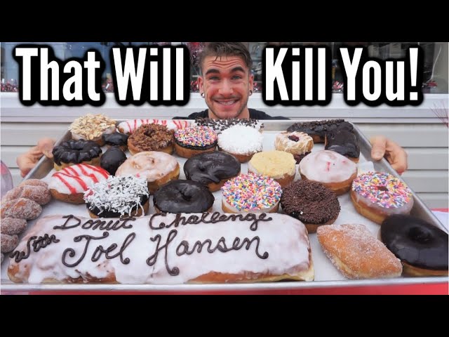 MASSIVE DONUT CHALLENGE (10,000 CALORIES) In Chicago Illinois ! Man Vs Food