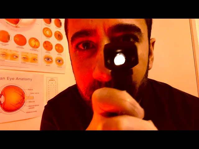 ASMR: Eye Exam is Soft Spoken & Unintelligible (roleplay)