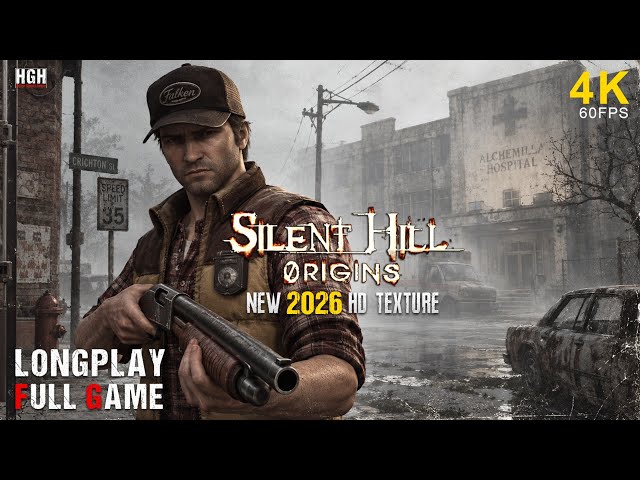 SILENT HILL: ORIGINS | NEW 2026 HD TEXTURE | %100 FULL GAME Walkthrough | ALL Items | No Commentary