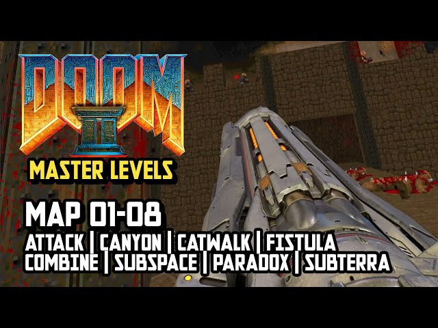 Master Levels 【1】 MAP 01-08 【gzdoomvr】【VR180 8K 3D】