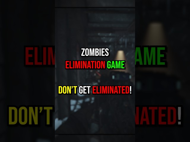 Don't Get ELIMINATED! - Zombie Elimination Game (#9)