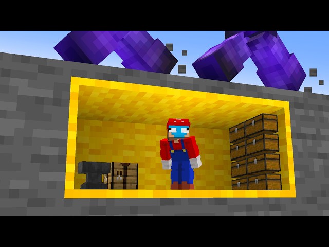 We Built Tiny Secret Bases in Minecraft...