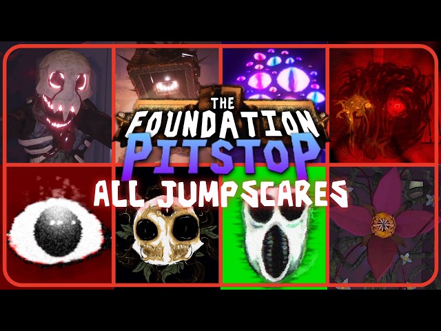 Roblox DOORS: The Foundation - All Entity Jumpscares (PITSTOP UPDATE)