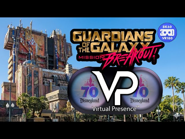 Guardians of the Galaxy - Mission: Breakout! Disneyland Virtual Presence Exclusive! 8k60!