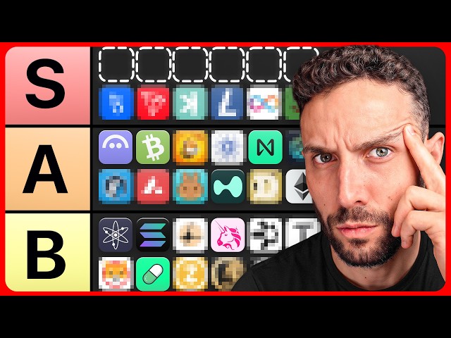 Ranking Top 50 Crypto Coins LIVE (MEGA Tier List)