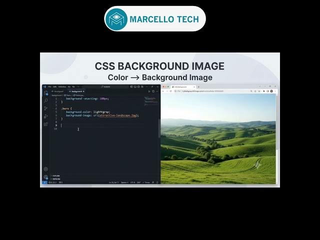 CSS Background Image Explained in 30 Seconds 🔥 | Background Image & Cover