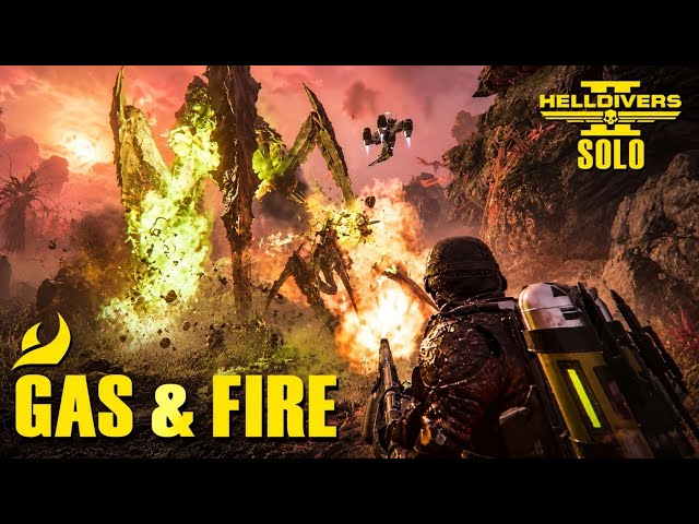 Helldivers 2 – This Gas & Fire Build MELTS Everything | Solo Deathless | Super Helldive