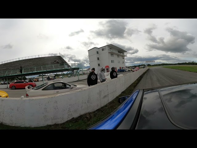 Blue EVO X RMJ Motors - 2021.10.17 Touge.ca Shannonville Full Track event - 360 - GS010093
