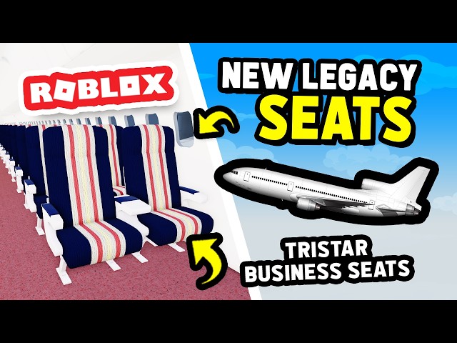 NEW L-1011 LEGACY BUSINESS SEATS in Cabin Crew Simulator (Roblox)