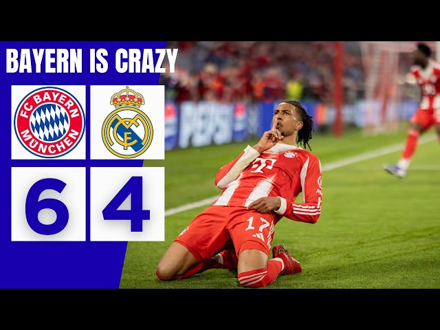 BAYERN MUNCHEN vs REAL MADRID 6-4 2026 - 2 Legs of UCL Madness - Extended Highlights