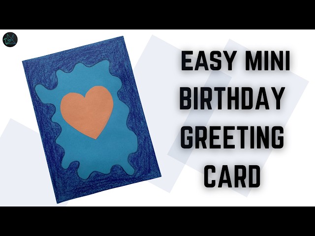 A MINI HAPPY BIRTHDAY GREETING CARD |GMRVS ARTS AND CRAFTS| #happybirthdaycard
