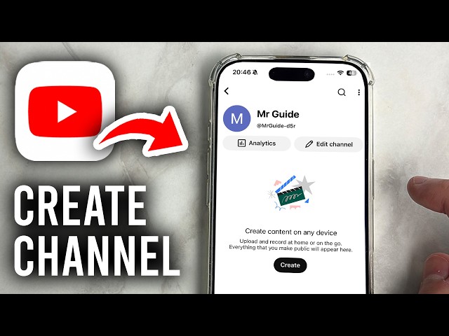 How To Create YouTube Channel On Phone - Tutorial