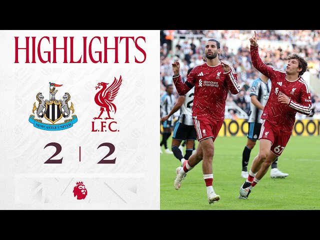 Highlights: Newcastle 2-2 Liverpool | 99th Minute Szoboszlai Equaliser!