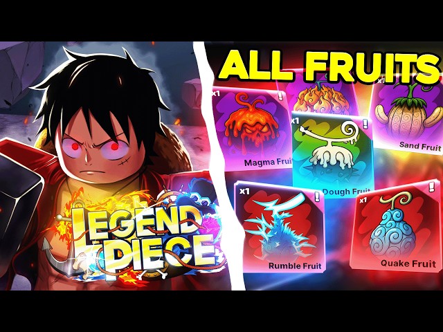 ALL DEVIL FRUITS In This NEW RELEASED ROBLOX ONE PIECE GAME..! Legends Piece