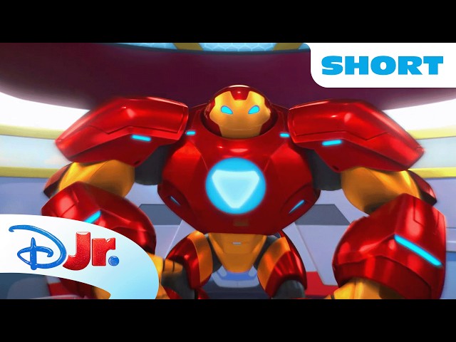 Giant Size Iron Friends! 💪✨ | Meet Iron Man and his Awesome Friends | @disneyjr x @MarvelHQ