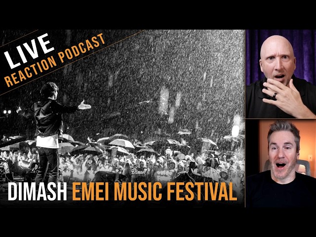 Vocal Coach & Songwriter react to Dimash's concert in the rain, Emei Music Festival! | Ep 116
