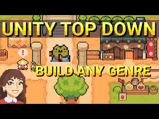Build Any 2D Top Down Game in Unity | Modular Template Tutorial (45+ Features)