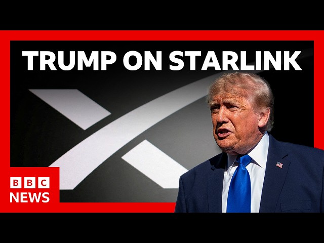 Ukraine disputes Trump claim Musk reversed Starlink restrictions | BBC News