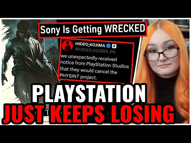 Playstation WRECKED For CANCELLING Kojima Game Physint But Keeps Funding Liveservice GARBAGE